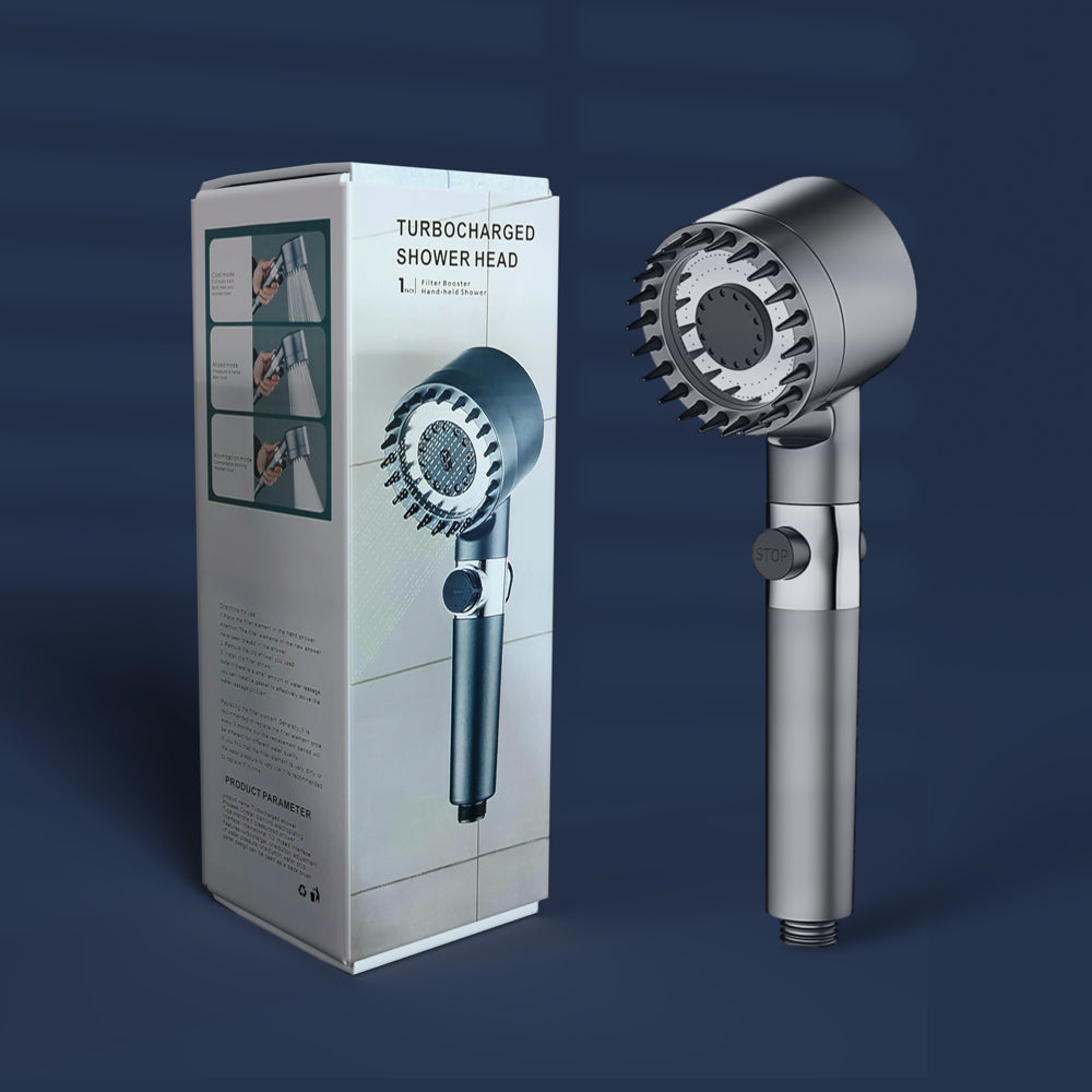 Cabezal De Ducha De Alta Presión - Aumenta la presión con menor