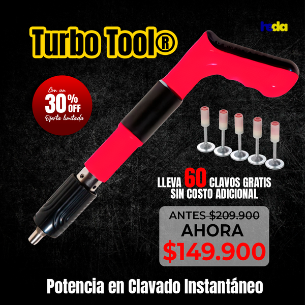 Turbo Tool® Potencia en Clavado Instantáneo