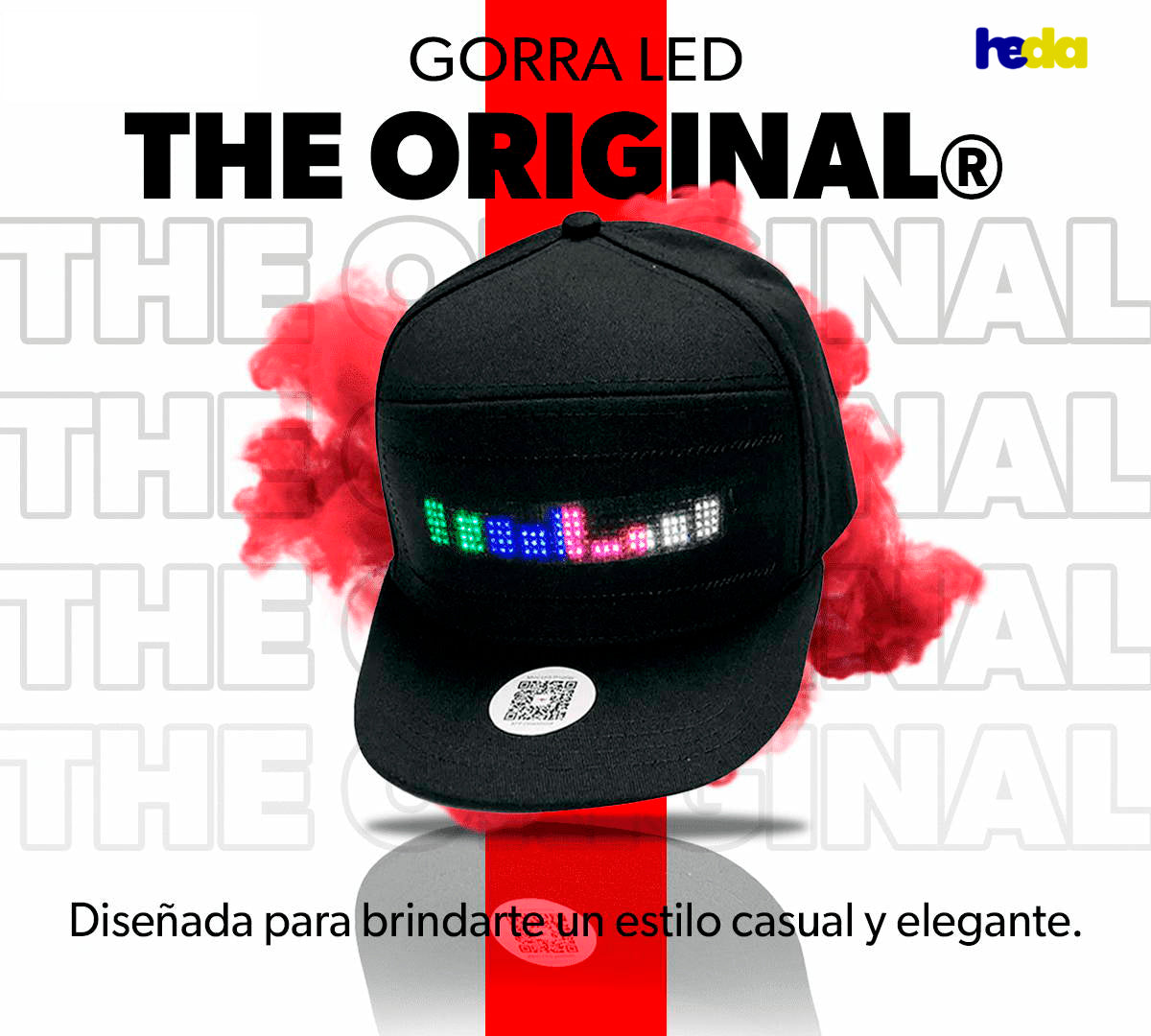 GORRA LED- THE ORIGINAL ® – ¡Ilumina tu Camino, Destaca tu Estilo!