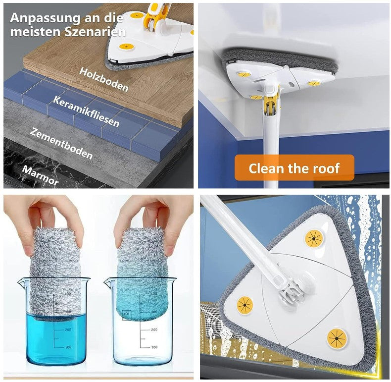 SpinClean 360 - Limpieza Eficiente y Sin Esfuerzo con el Trapeador Giratorio 360