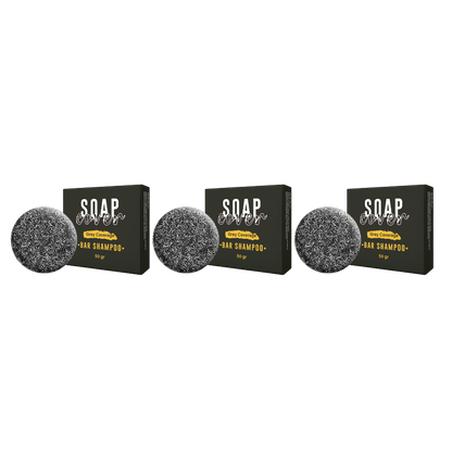 PURE SHAMPOO BAR- CONCARBON ACTIVADO