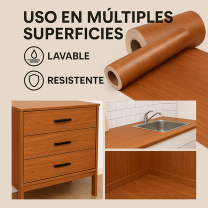 DECOREX - Renueva cualquier espacio en minutos sin gastar en remodelaciones costosas ( 60 cm x 10 metros