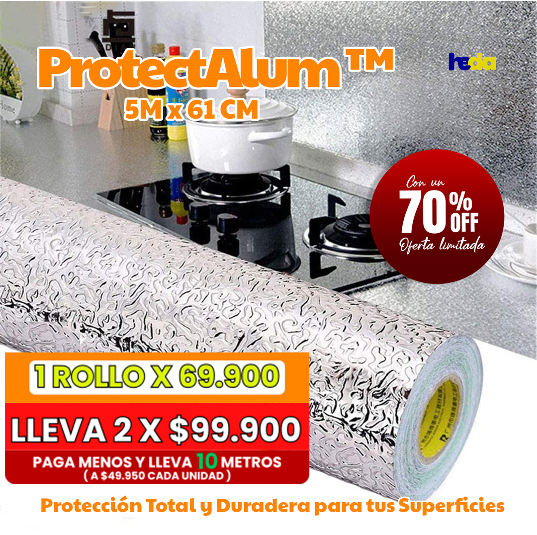 ProtectAlum™️ – Protección duradera para tus superficies. (5 M X 61 CM)